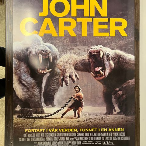 John Carter kinoplakat