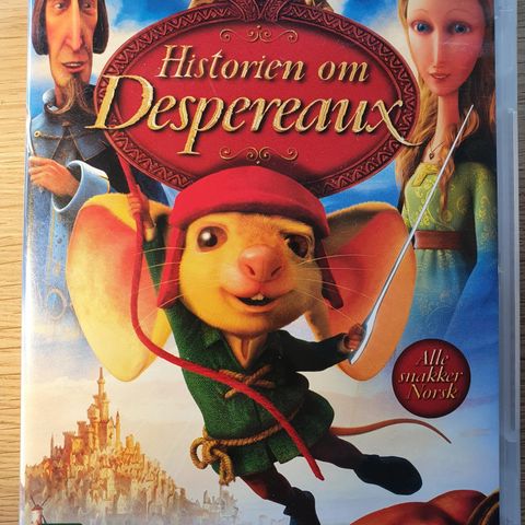 Historien om Despereaux. Dvd