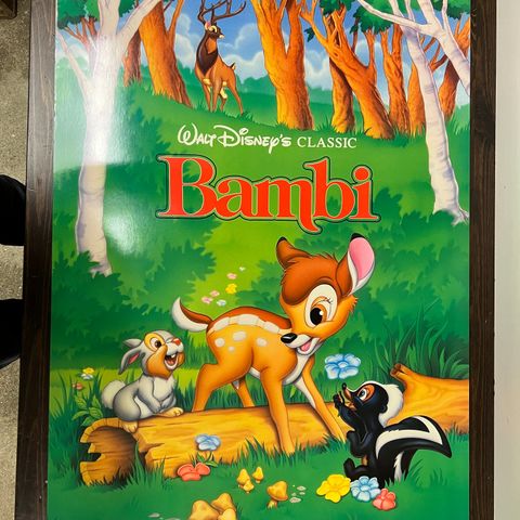 Bambi kinoplakat Disney