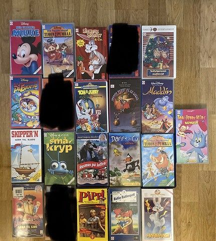 Tegnefilm/barn VHS!