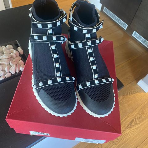 valentino rockstud sneakers