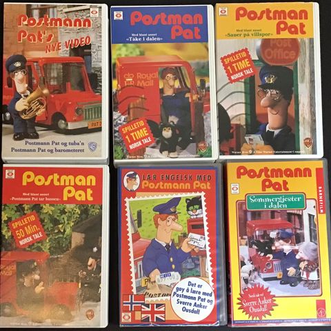 Postmann Pat VHS samling 🚨NY PRISER🌞
