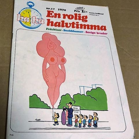 En rolig halvtimma 1970 - Svensk utgave