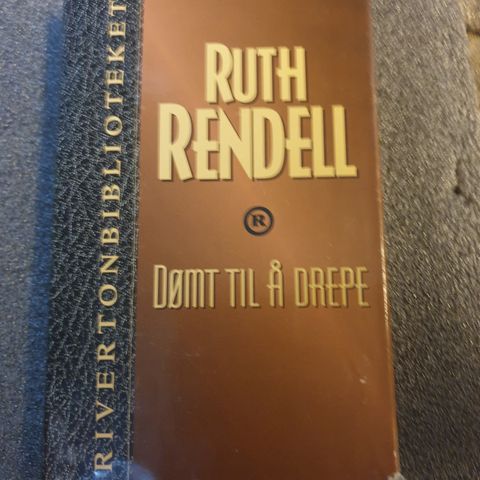 Dømt til å drepe. Ruth Rendell. Innb. (U).Sendes