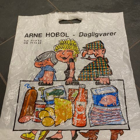 Plastpose Arne Hobøl Dagligvare