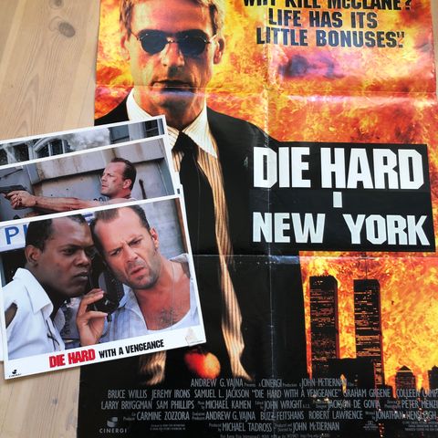 Die Hard 3 filmplakat + stills