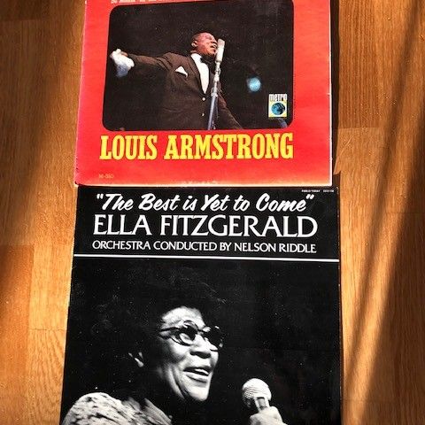 Jazz LP Ella Fitzgerald - Count  Basie - Louis Armstrong -Dave Brubeck