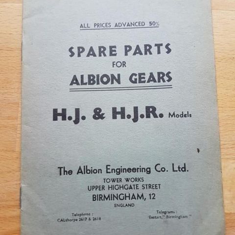 Albion mc  Gears delekatalog .