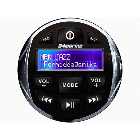 G4Audio båtstereo - DAB+/FM RDS Radio, Bluetooth, USB, Aux-In