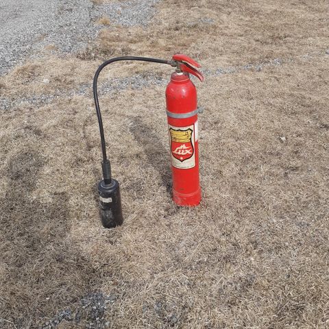 Gammelt brannslukkingsapparat