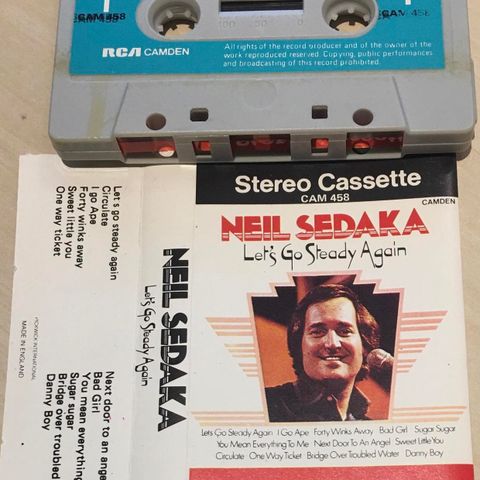 Neil Sedaka – Let's Go Steady Again (Kassett, 1976)