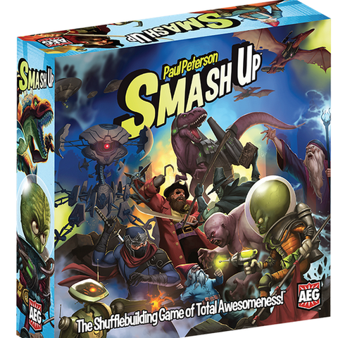 Smash Up spill med 4 råe expantions