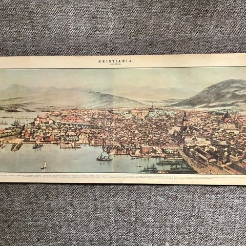 Kart over Kristiania 1896