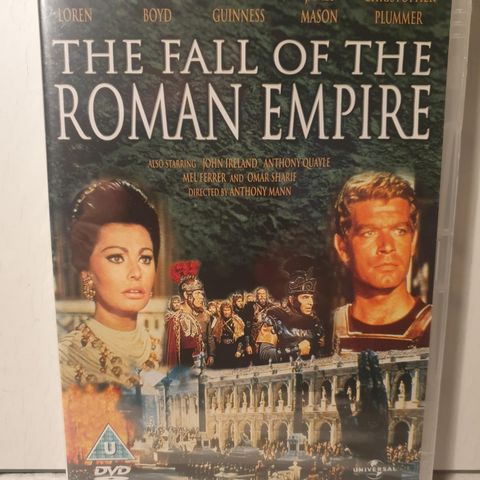 The fall of the roman empire DVD klassiker ny Sofia Loren