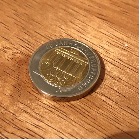 Tysk mynt «20 Jahre Mauereröffnung»