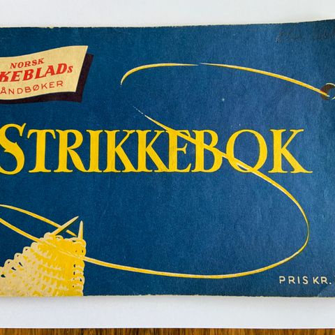 Strikkebok fra 1952/53