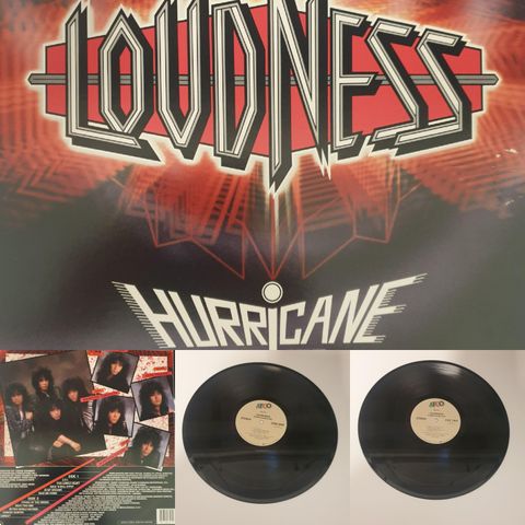 VINTAGE/RETRO LP-VINYL "LOUDNESS/HURRICANE EYES 1987"