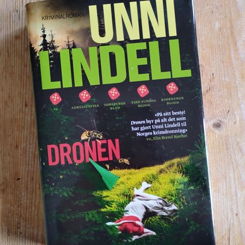 Unni Lindell "Dronen" Kriminalroman innb. 2018