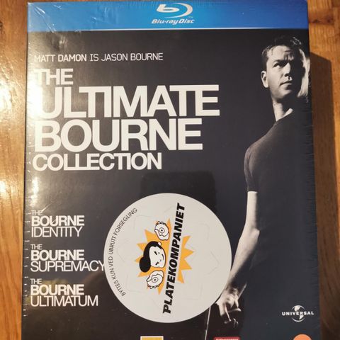 The Ultimate Bourne Collection (Blu-ray, i plast)