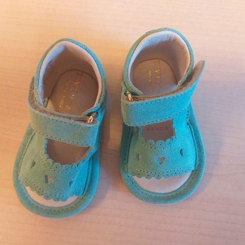 New TWIN-SET SIMONA BARBIERI baby leather sandals, size 17