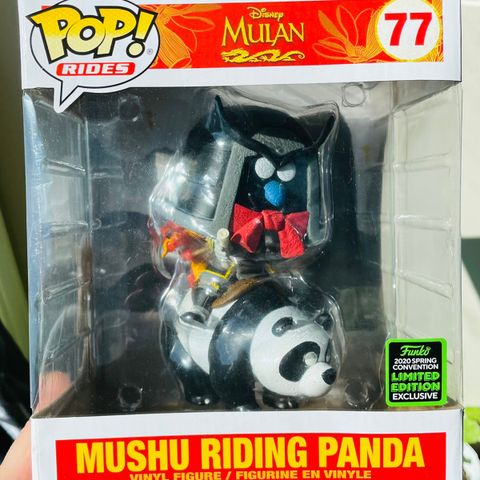 Funko Pop! Mushu (Riding Panda) | Mulan (77) Spring Convention Exclusive