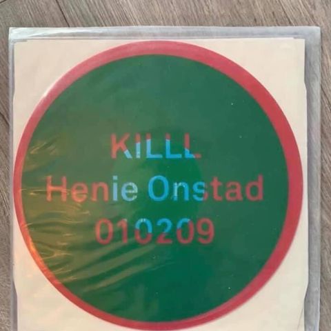 KILLL - Henie Onstad  010209