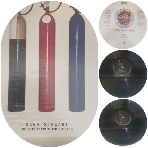 VINTAGE/RETRO LP-VINYL "DAVE STEWART/GREETINGS FROM THE GUTTER 1994"