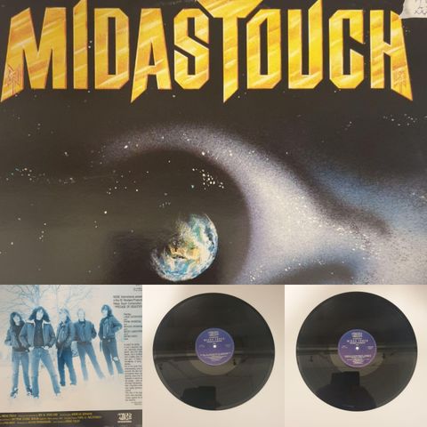 VINTAGE/RETRO LP-VINYL "MIDASTOUCH/PRESAGE OF DISASTER 1989"