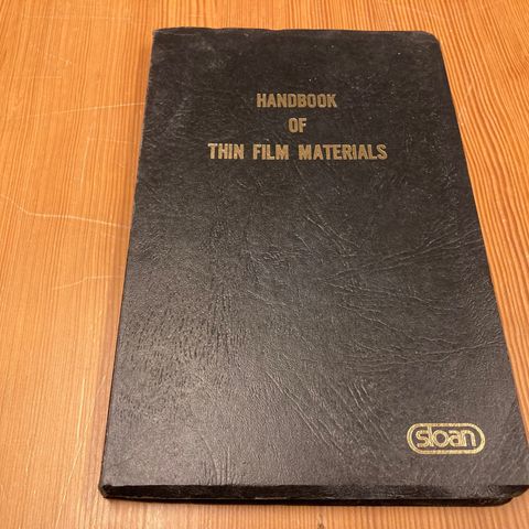 HANDBOOK OF THIN FILM MATERIALS