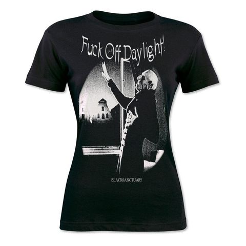 F*ck off daylight, Nosferatu t-skjorte, vampyr, ubrukt, kan sendes, Str. M