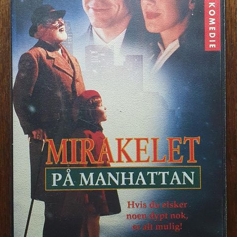 Mirakelet på Manhattan (1994) VHS Film