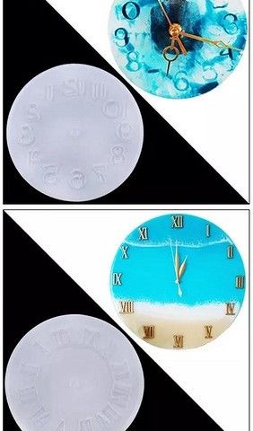 2 Epoxy Clock Silicone Moulds