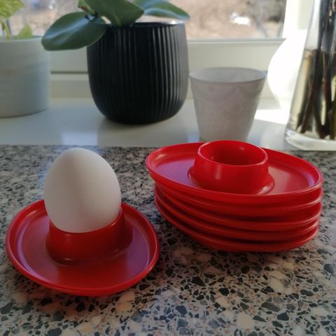 Retro eggeglass fra Gies-plastic West-Germany 