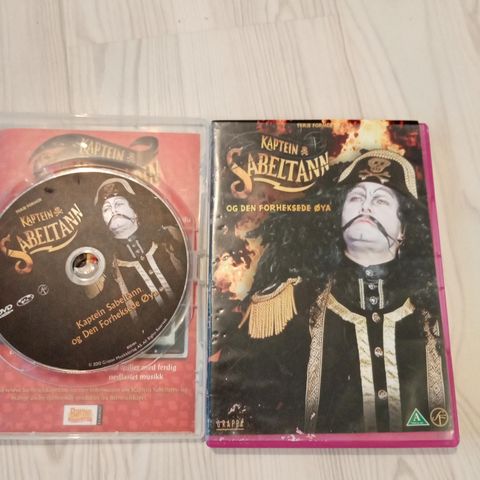 Kaptein Sabeltann dvd.