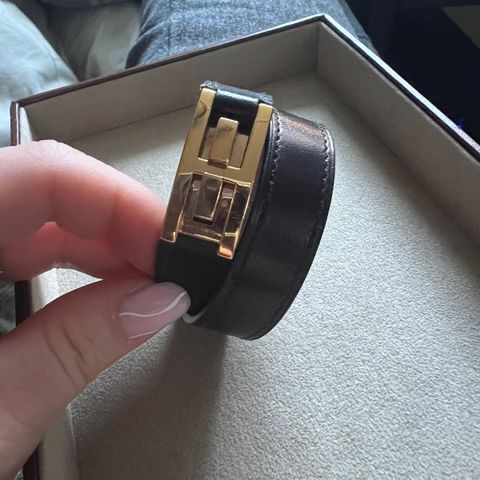 Hermes double tour armbånd