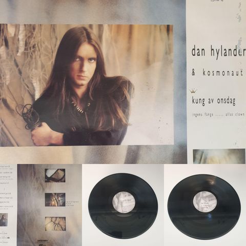 VINTAGE/RETRO LP-VINYL "DAN HYLANDER & KOSMONAUT/KUNG AV ONSDAG 1986"