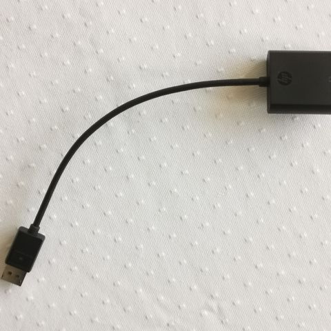 DisplayPort til DVI kabel overgang