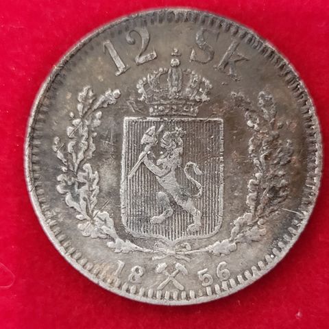 12 Skilling Norge 1856