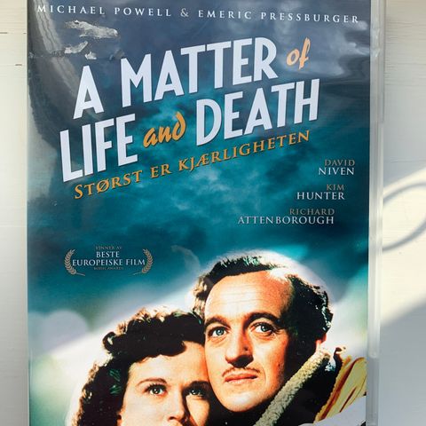 A Matter Of Life And Death (1946) / En Sak Om Liv Og Død (norsk tekst) (DVD)