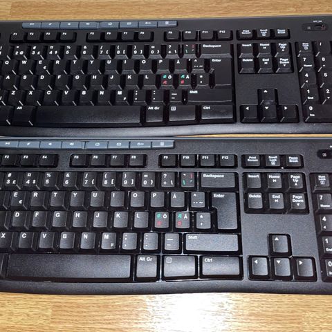 logitech trådløst tastatur