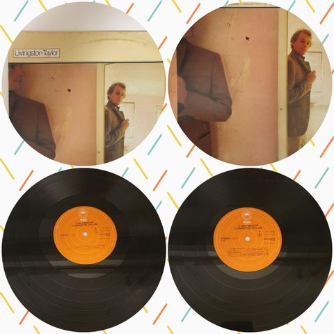 VINTAGE/RETRO LP-VINYL "LIVINGSTON TAYLOR/3 - WAY MIRROR 1978"