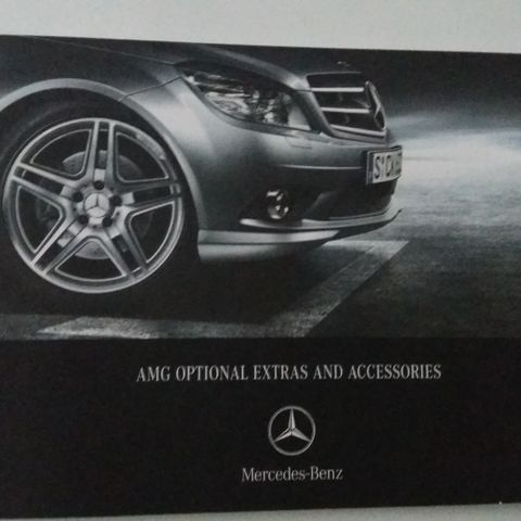 MERCEDES AMG Ekstrautstyr / Tilbehør -brosjyre.