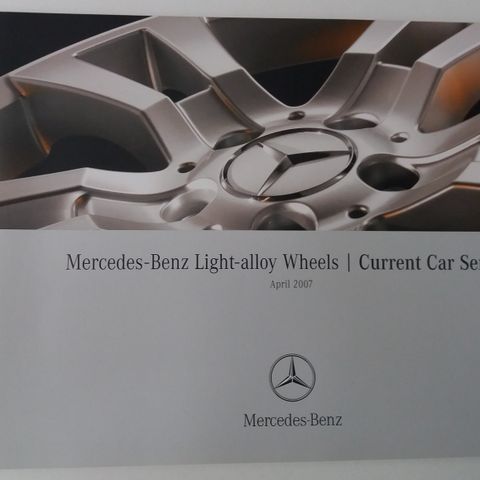 MERCEDES Aluminiumsfelger-brosjyre.