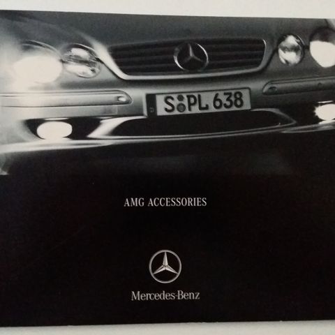 MERCEDES AMG Tilbehør -brosjyre.