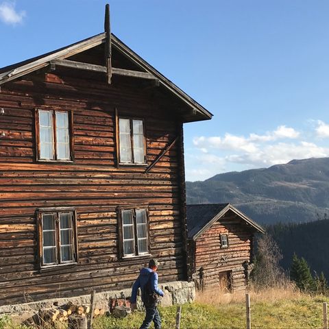 Stort hus / tømmerkasse til salgs