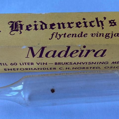 Dr. Heidenreich’s flytende vingjær eske - Madeira / Landhandel