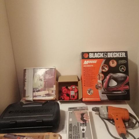 Black & Decker verktøy.