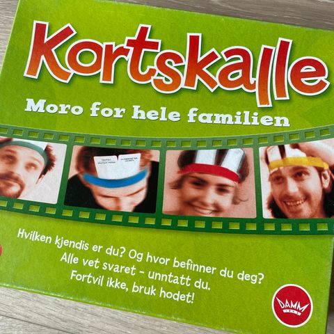 Brettspill, kortskalle selges