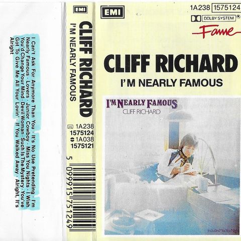 Cliff Richard – I'm Nearly Famous (Cass, Album, RE)