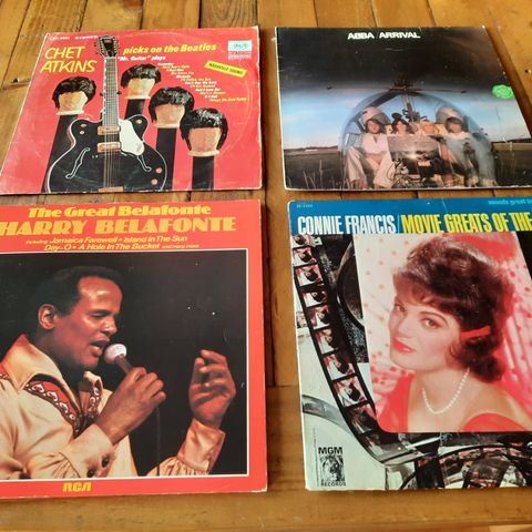 LP & Vinyl & Singler & Vintage LP Retro LP